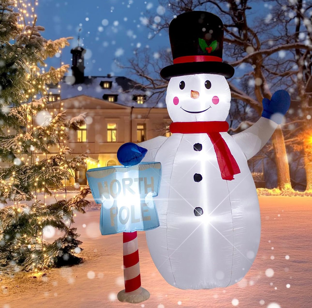 Veliki Napuhavajući Snjegović - 240 cm